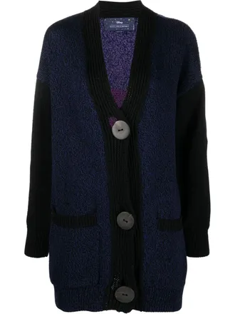 Stella McCartney chunky intarsia cardigan - women - Cotton - S - Green