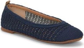 Lucky Brand Emmielu Woven Flat in Navy Blazer at Nordstrom Rack, Size 6.5