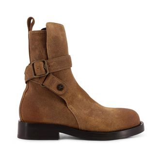 Burberry Ankle Boots, female, Brown, Size: 10 US Ledger Boot