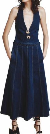Hellessy Kika Denim Dress In Dark Wash