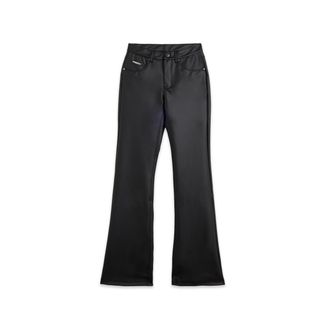 Freddy Pantaloni flare in similpelle con vita regular