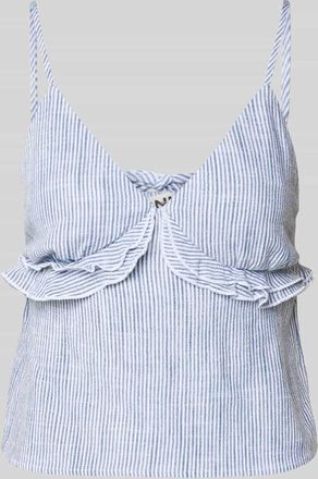 Only Regular Fit Tr&auml;gertop aus Viskose-Leinen-Mix Modell SIESTA in Bleu, Gr&ouml;&szlig;e XL