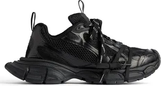 Balenciaga Black 3XL Lace Up Sneakers