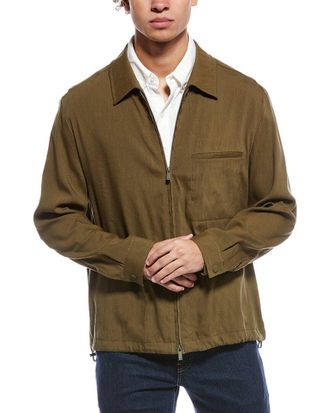 HUGO BOSS Carper Zip Linen-Blend Jacket