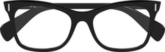 Alexander McQueen Alexander McQueen, Glasses, female, Black, Size: 53 MM Occhiali da vista