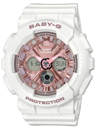 Casio G-shock Dames Witte Horloge BA-130-7A1ER