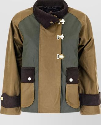 Barbour single breasted coat