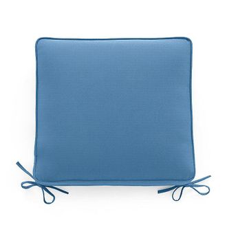 Frontgate Double-piped Outdoor Chair Cushion - Standard, Resort Stripe Air Blue, 23-1/2W x 19D - Frontgate