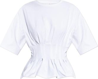 Gestuz Top Gzinez - Dames - T-shirts - Wit - XL - Katoen - Tops
