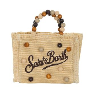 MC2 Saint Barth Tote Bags, female, Yellow, Size: ONE SIZE Vanity Mini Bag
