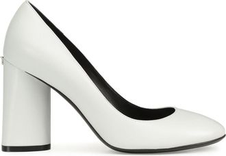 Sergio Rossi Pilier pumps - women - Kid Leather/Lamb Skin/Leather - 38.5 - White