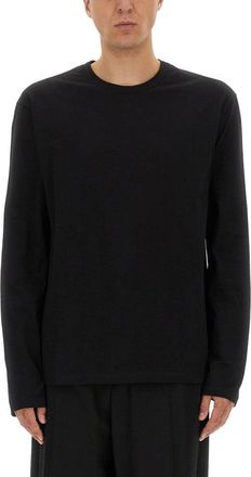 Jil Sander Relaxed Fit Long-Sleeved Cotton Tee