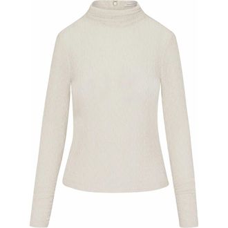 Rebecca Taylor Taryn Knit Top in Cream at Nordstrom, Size Medium