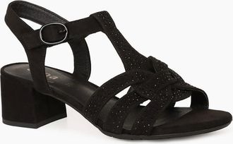 Soft Line Womens Georgia Womens Sandals - Black - Size: 3.5