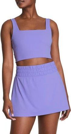 Spanx Square Neck Crop Tank Top in Amethyst at Nordstrom Rack, Size X-Large
