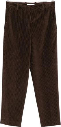 Circolo 1901 Rechte broek - Dames - Broeken - Bruin - Maat: L Katoen