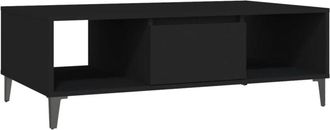 vidaXL Vidaxl - Coffee Table Black 103.5x60x35 cm Engineered Wood