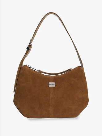 Tommy Hilfiger Suede Slouch Shoulder Bag