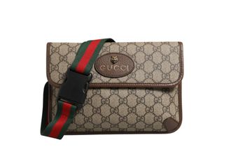 Gucci Supreme Canvas Belt Womens Bag (Pre-Owned)