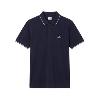C.P. Company Tacting Piqu&eacute; Polo Shirt - male - C.P. Company - Polo Shirts - Blue - 2XL - Tops