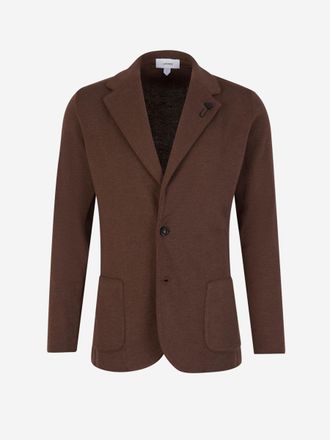 Lardini Wool Knit Blazer