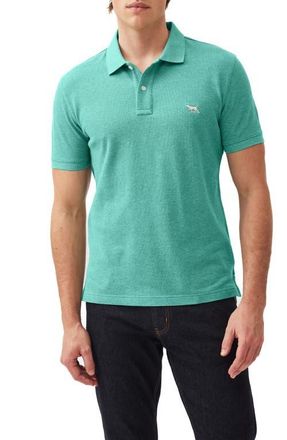 Rodd & Gunn Gunn Piqu&eacute; Sports Fit Cotton Polo in Turquoise at Nordstrom, Size Xxx-Large