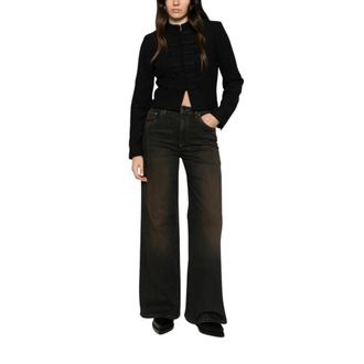 D.exterior Wide Jeans - Jeans - Mujer - Marr&oacute;n - M