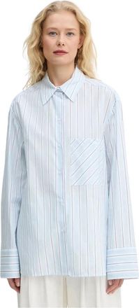 Day Birger Et Mikkelsen Mac Shirt - Dames - Overhemden - Blauw - XS - Katoen - Overhemden