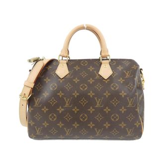 Louis Vuitton Brown Coated Canvas Boston Bag (Pre-Owned)