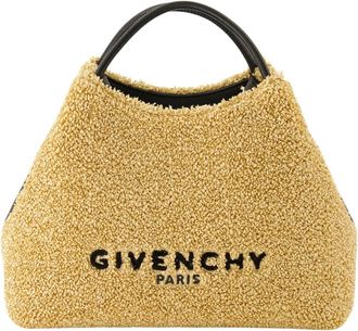 Givenchy Tassen, Dames, Beige, ONE Size, Katoen, Nano Facet Tote