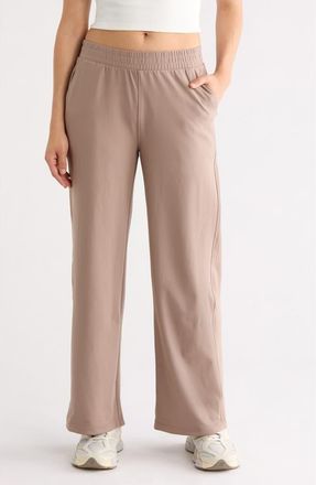 Yogalicious Lux Avenue Wide Leg Pants in Tiramisu at Nordstrom Rack, Size X-Large