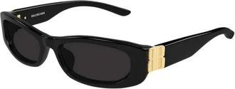 Balenciaga Zonnebril - Dames - Zonnebrillen - Zwart - 57 MM - Accessoires