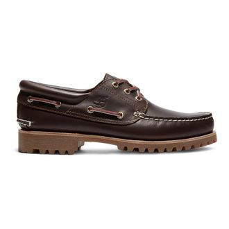 Timberland Authentieke 3-Eye Lug Handsewn Bootshoe - Heren - Bootschoenen - Bruin - 41 EU - Leer - Schoenen