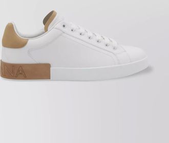 Dolce & Gabbana calf leather low-top sneakers
