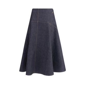 Jacquemus Dames, Rokken, Zwart, Maat: W27 Denim
