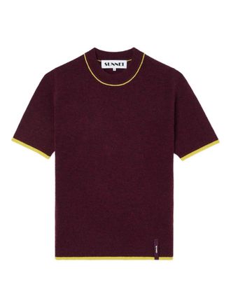 Sunnei short-sleeve T-shirt - Purple