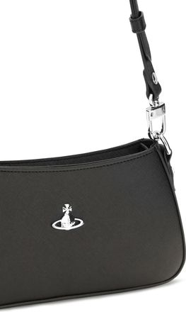 Vivienne Westwood Womens Phone Shoulder Bag Tasha Black Leather Calf Cases & Technology