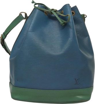 Louis Vuitton Noé Navy Leather Shoulder Bag (Pre-Owned)