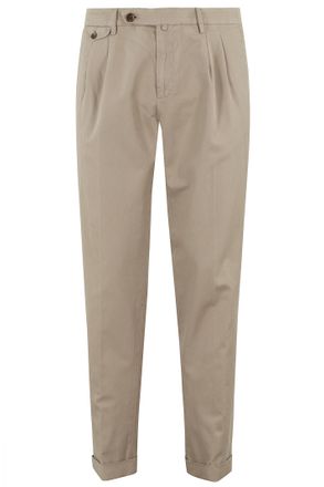 BRIGLIA 1949 Pant Doppia Pinces Cotone Lino