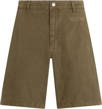 Moschino Low Rise Bootcut Shorts - Heren - Korte Broeken - Groen - XL - Katoen - Korte Broeken