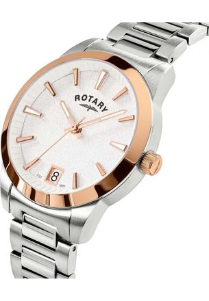 Rotary Womens RLB10036-06 Ladies Heritage Watch - Silver - One Size