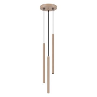 Sollux Lighting L&aacute;mpara colgantes taupe acero alt. 120 cm