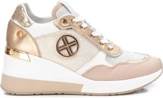 Xti Womens Wedge Sneaker In Gold