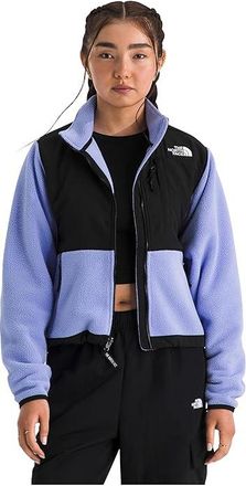 The North Face Retro Denali Jacket Womens Coat Periwinkle Glow/Tnf Black : 2XL, Nylon