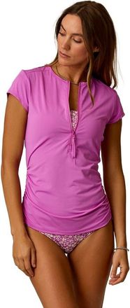 Carve Designs Dawson Rashguard in Violet at Nordstrom, Size X-Small