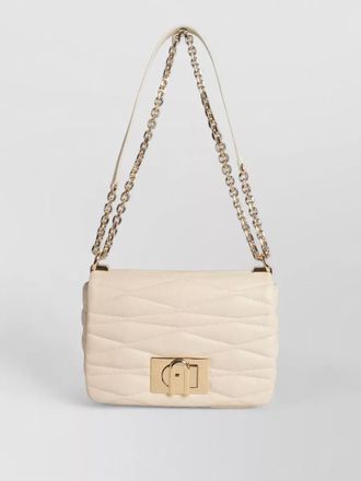 Furla 1927 small leather chain crossbody bag