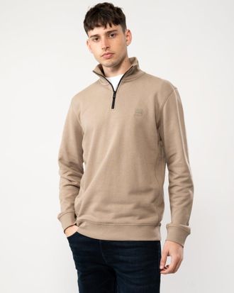 Boss Orange by Hugo Boss BOSS Orange Zetrust Heren 1/4 Zip Sweatshirt