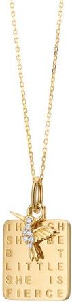 Monica Rich Kosann She is Fierce Pendant Necklace in Gold at Nordstrom, Size 17