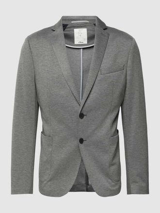 s.Oliver Black Label 2-Knopf-Sakko mit Viskose-Anteil in Anthrazit, Größe 102