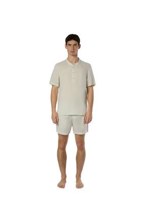 Onia Linen Home Short in Stone at Nordstrom, Size X-Large